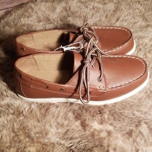 Kids Cherokee Brown Oxfords Shoes